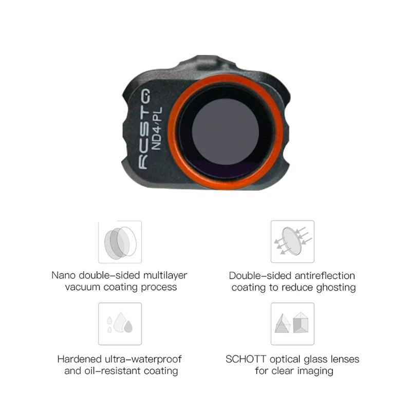 6x Camera Lens Protector Filter for DJI-Mavic MINI UV CPL 4/8/16/32 J60F