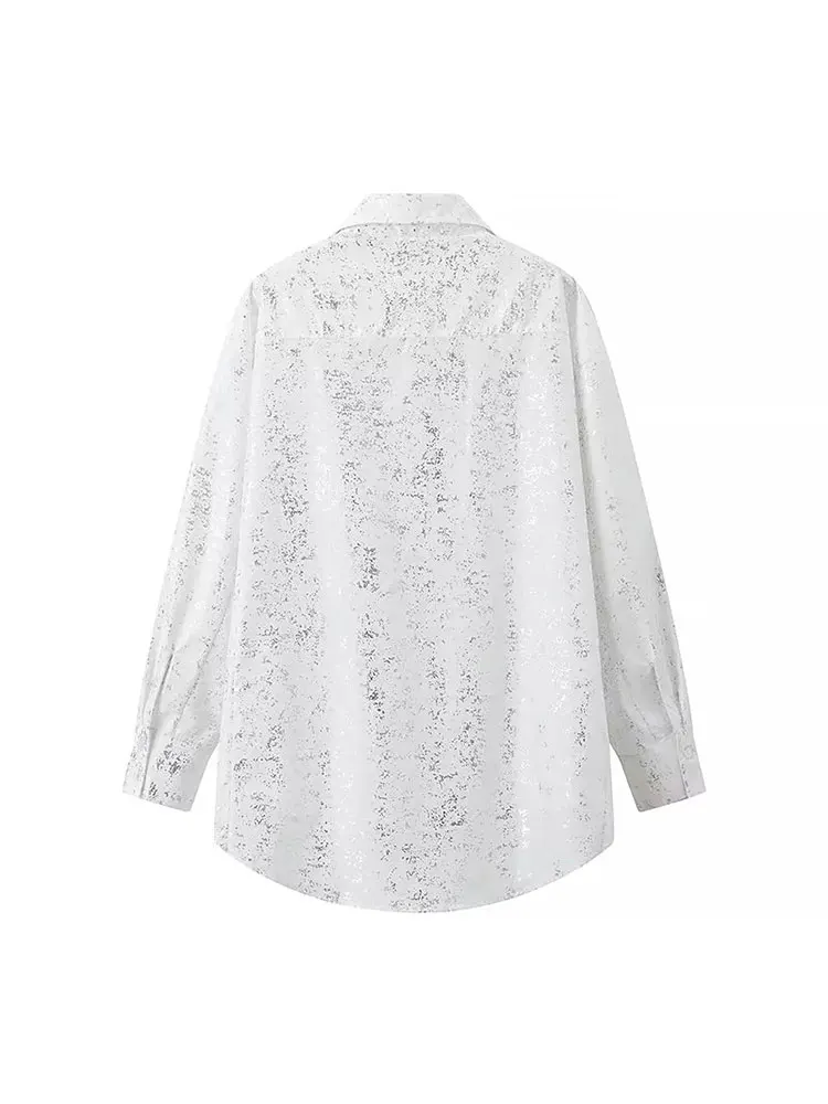 قميص ابيض بو لمعه 2