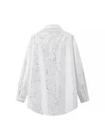 قميص ابيض بو لمعه 2