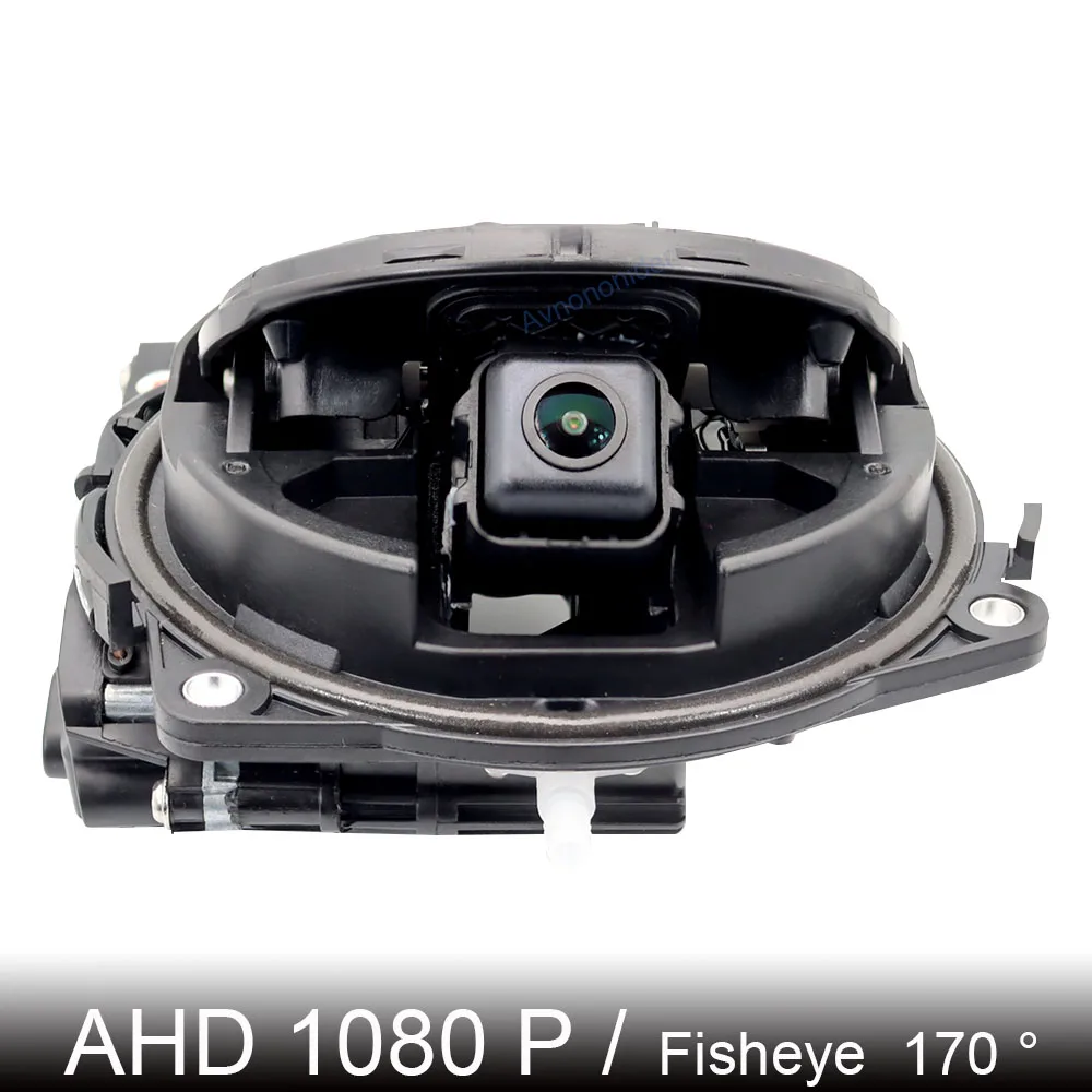 Ahd 1080P Fisheye 170 ° Flip Emblem Car Backup Telecamera Posteriore Per Volkswagen Golf 7/Gti/R/Gte/R-Line (Golf 7/7.5 Tutte Le Serie)