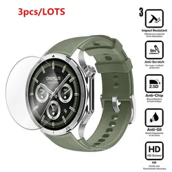 Premium 3-Pack 9H Tempered Glass Screen Protector for Smartwatches - Durable Protective Film Cover Accessories (For OnePlus Watch 3)