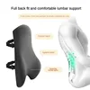 Elevated Office Waist Pillow Ergonomic Lumbar Support Memory Cotton 4D Curved Waist Pad Car Waist Rest Office Waist Pillow 2