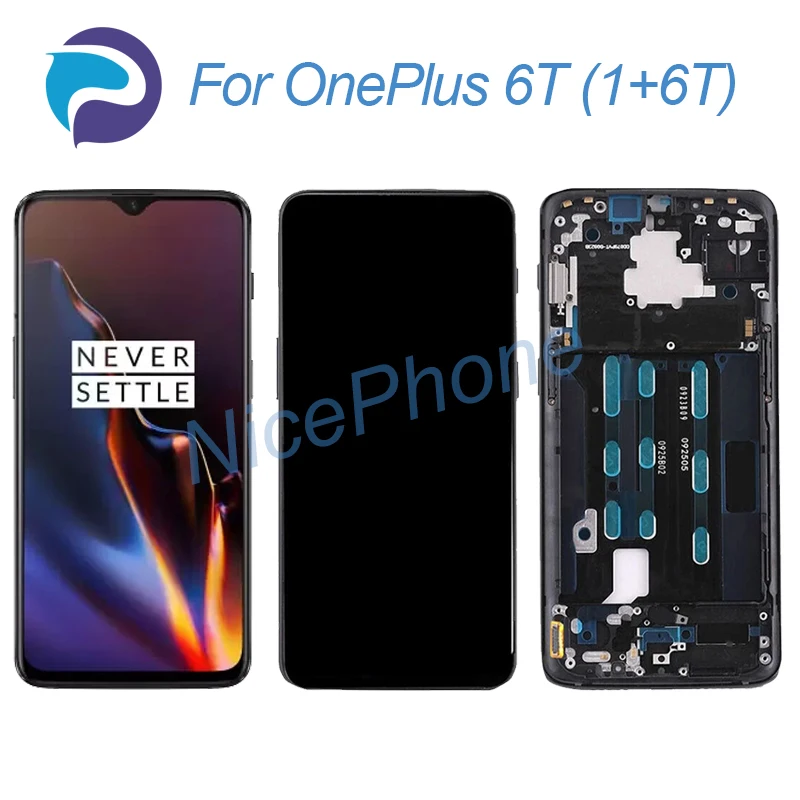 Для ONEPLUS 6T ЖК-экран + сенсорный дигитайзер дисплей 2340*1080 A6010, A6013 1 + 6T ЖК-экран дисплей