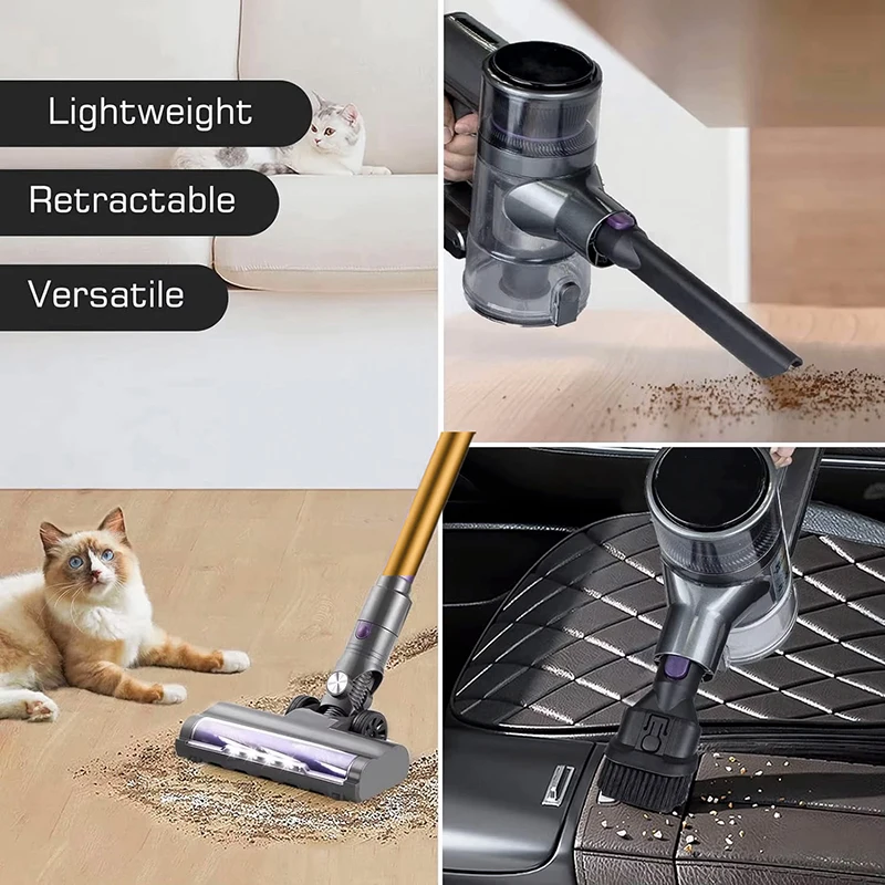 مكنسة كهربائية محمولة لاسلكية قوية للمنزل، شفط قوي...