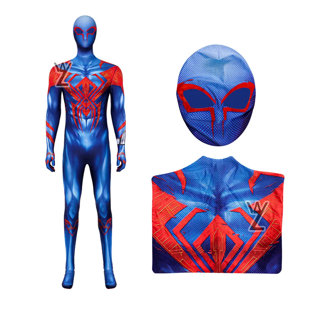 

Newest Spider Hero Jumpsuits Across the Spider-Verse Cosplay Costume with Mask Cool Halloween Bodysuit High Quality