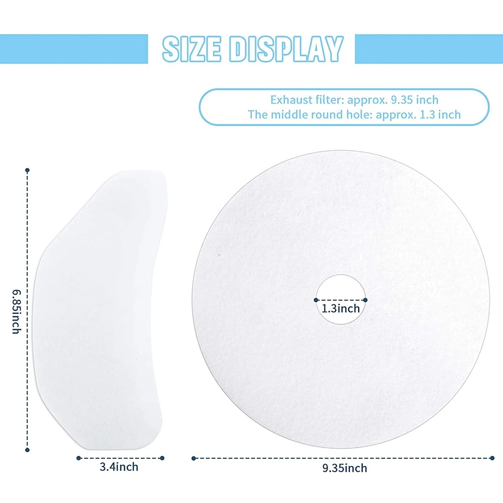 Universal Cloth Dryer Exhaust Filters Dryer Lint Filter Replacement Compatible with Magic Chef Sonya 20 Pieces
