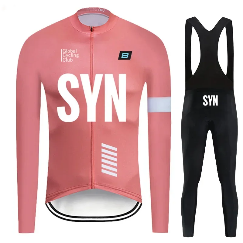 SYN 2025 Long Sleeve Cycling Sets Bicycle Clothing Breathable Mountain Cycling Clothes Suits Ropa Ciclismo Verano Triathlon 3