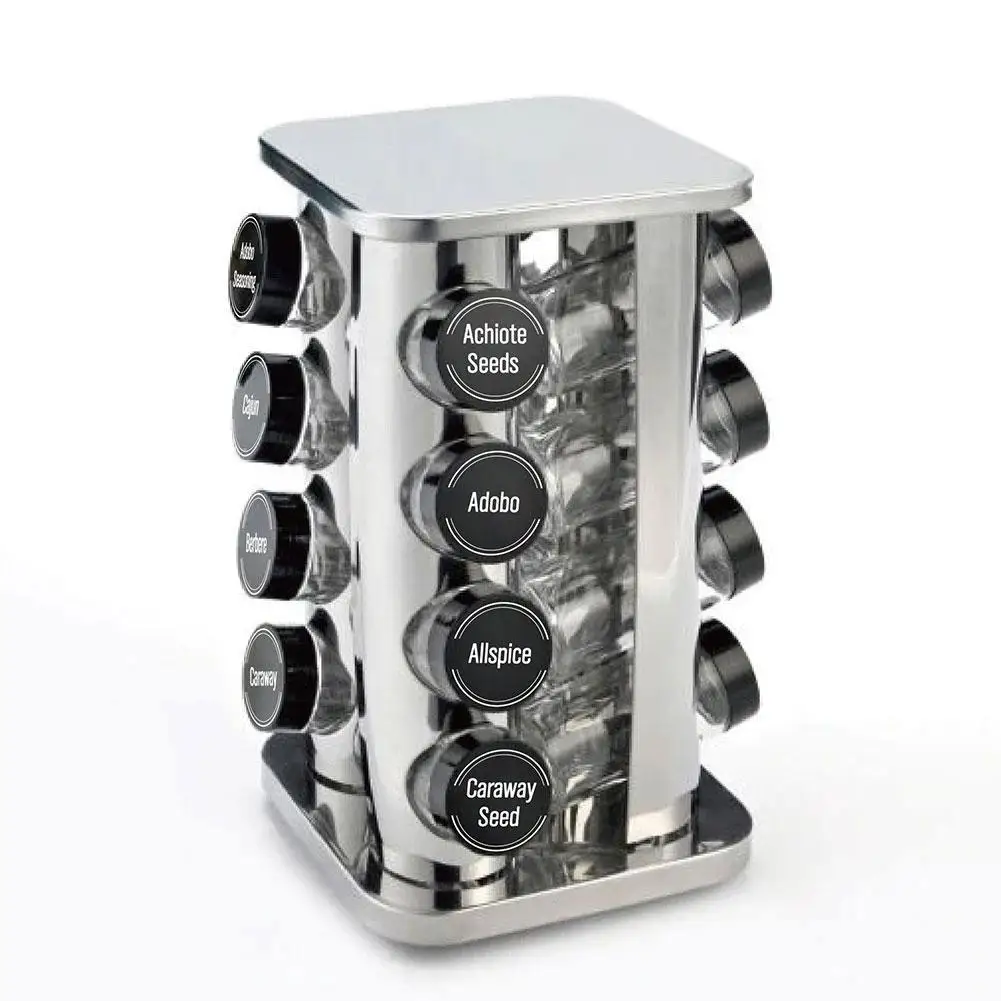 Description Picture 5 of item144PCS Kitchen Adhesive Labels Individuality Black And White PVC Transparent Waterproof Spice Label Stickers Kitchen Gadgets