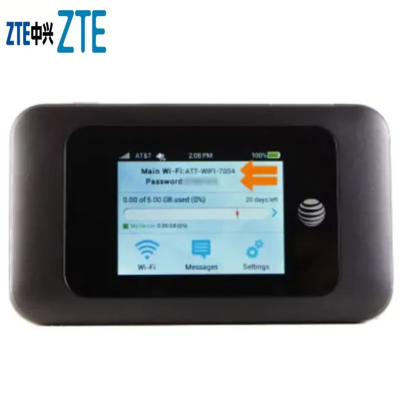 At&t velocity 2 zte mf985 600mbps 4g lte roteador wifi portátil ...