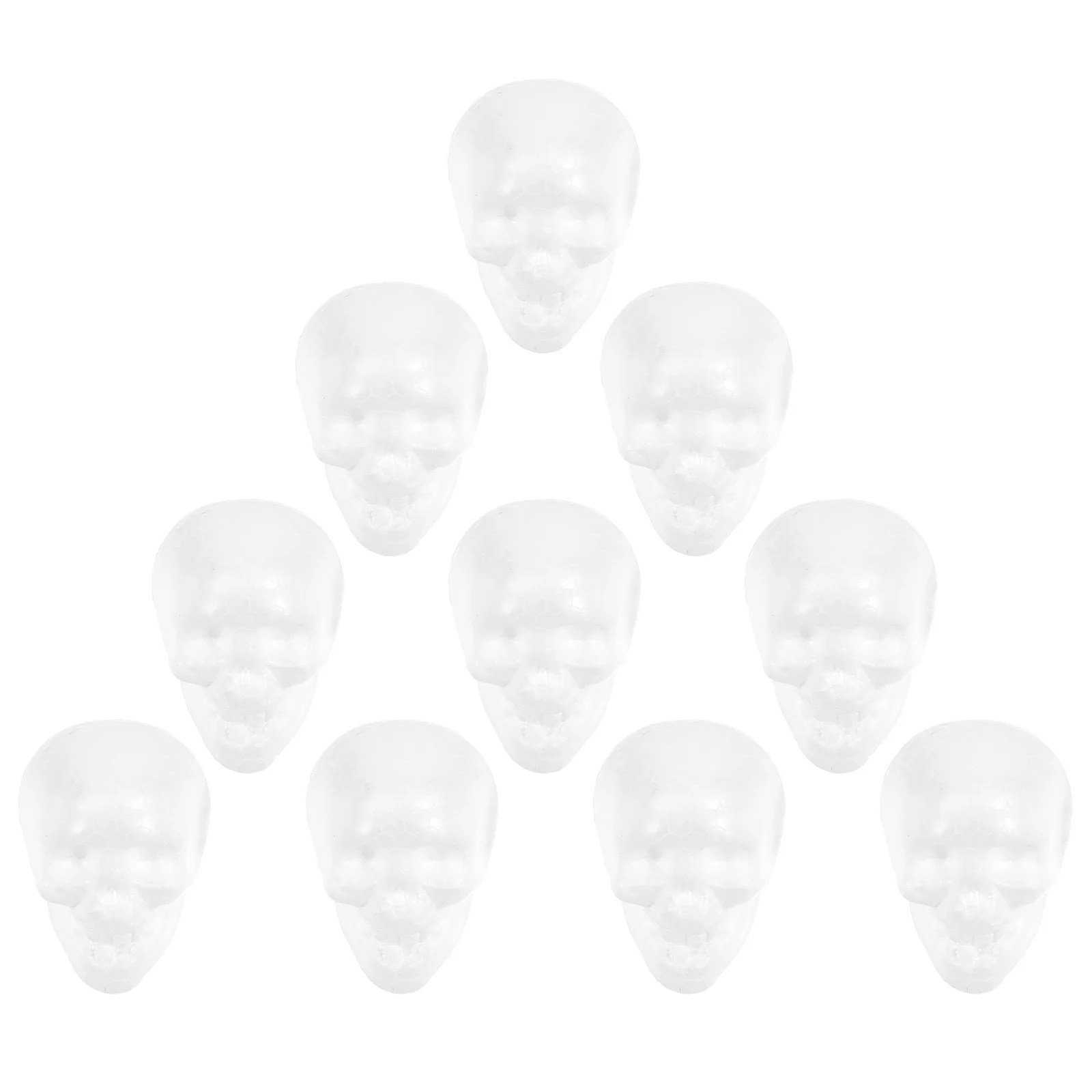 

25 Pcs DIY Poly Foam Skull Can Be Graffiti Ghost Festival Pendant Decoration 25pcs (No Halloween Fiesta Head Shape Party Stuff