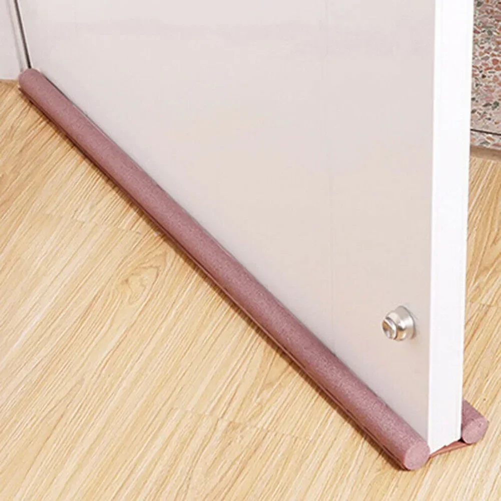 Door Bottom Sealing Strip Door Draft Guard Indoor Under Double Sided Foam Insulation Reduce Noise 93*10cm