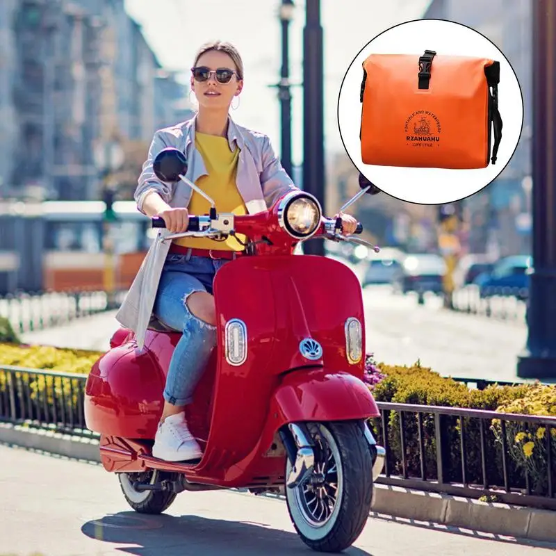 Motorcycle Front Bag Waterproof Side Bag Motorcycle Saddle Storage Pouch Motorbike Luggage Rear Seat auto Accessories