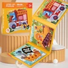 Magnetic Puzzles Games for Kids Busy Quiet Cartoon Animals Jigsaw Book Montessori Baby Educational Toys Children's Early Gifts 2