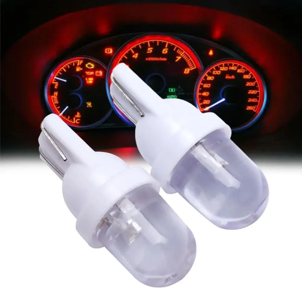 

10pcs 12V LED Dashboard Light Accessories Durable Universal Gauge Lamp T10 Indicator Bulb Automotive