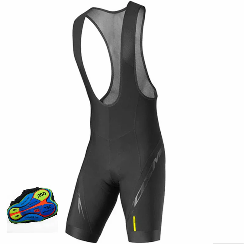 Cycling Bib Shorts Men Summer 20D Padded MTB Road Bicycle Middle-distance Riding