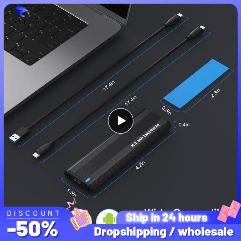 Custodia Ssd M2 Da 10Gbps Nvme Sata Dual Protocol M.2 A Usb Type C 3.1 Adattatore Ssd Per Nvme Pcie Ngff Sata Ssd Disk Box M.2 Ssd Case