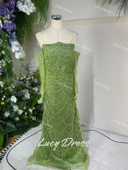 Lucy Customized Party Dress Rose Red Evening Wedding Luxury Dresses Women 2024 Ball Gowns Robes De Cocktail Prom فساتين سهرة 1