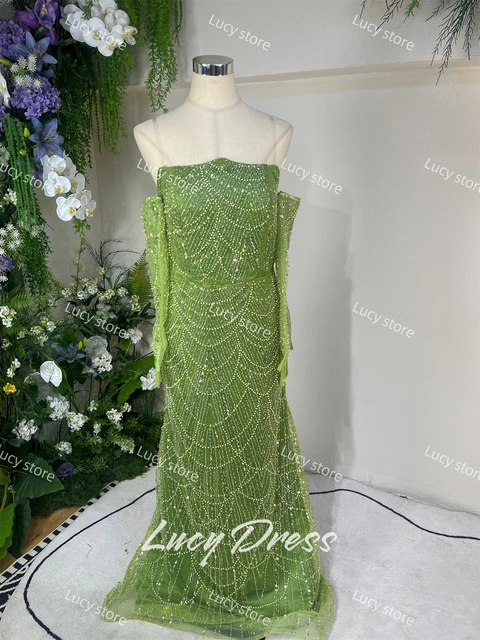 Lucy Customized Party Dress Rose Red Evening Wedding Luxury Dresses Women 2024 Ball Gowns Robes De Cocktail Prom فساتين سهرة 1