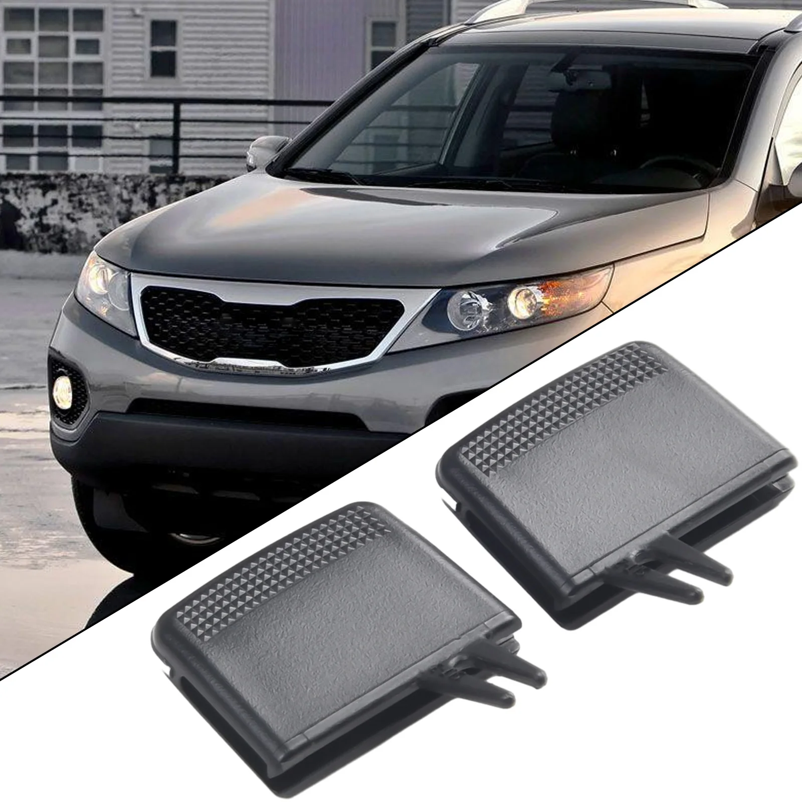 4Pcs/Set Car Front A/C Air Vent Outlet Tab Clip Repair For Kia Sorento 2009-2014 Inner Replacement Parts