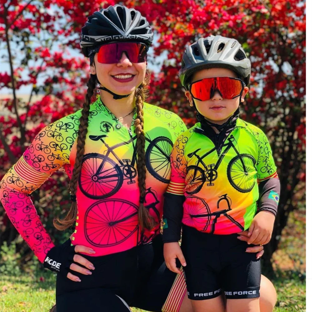 LISLINDA High Quality Kids Cycling Clothing Summer Kids Jersey Biking Short Sleeve Clothes MTB Children's Cycling Wear 2022 2