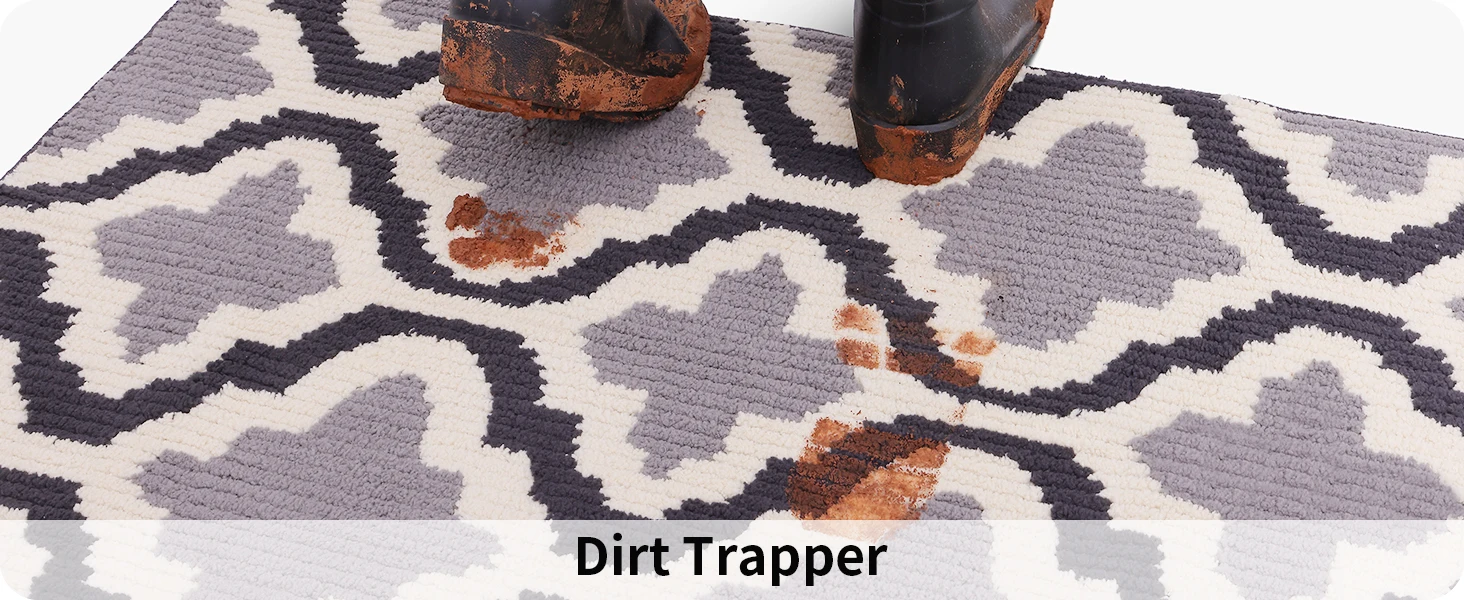 Description Picture 6 of itemKitinjoy Entrance Door Floor Mat Non-slip Soft Machine Washable Doormats Super Absorbent Baththroom Floor Mats Decoration Carpet