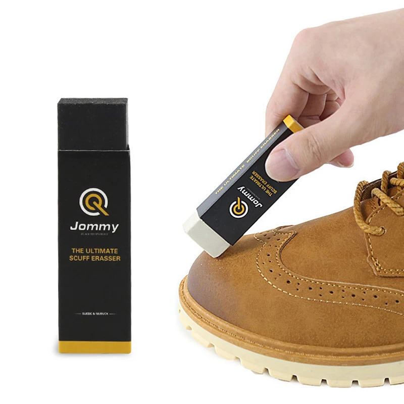 1PC Rubber Block for Suede Leather Shoes Boot Clean Care Eraser Shoe Brush Wipe White / Black 4