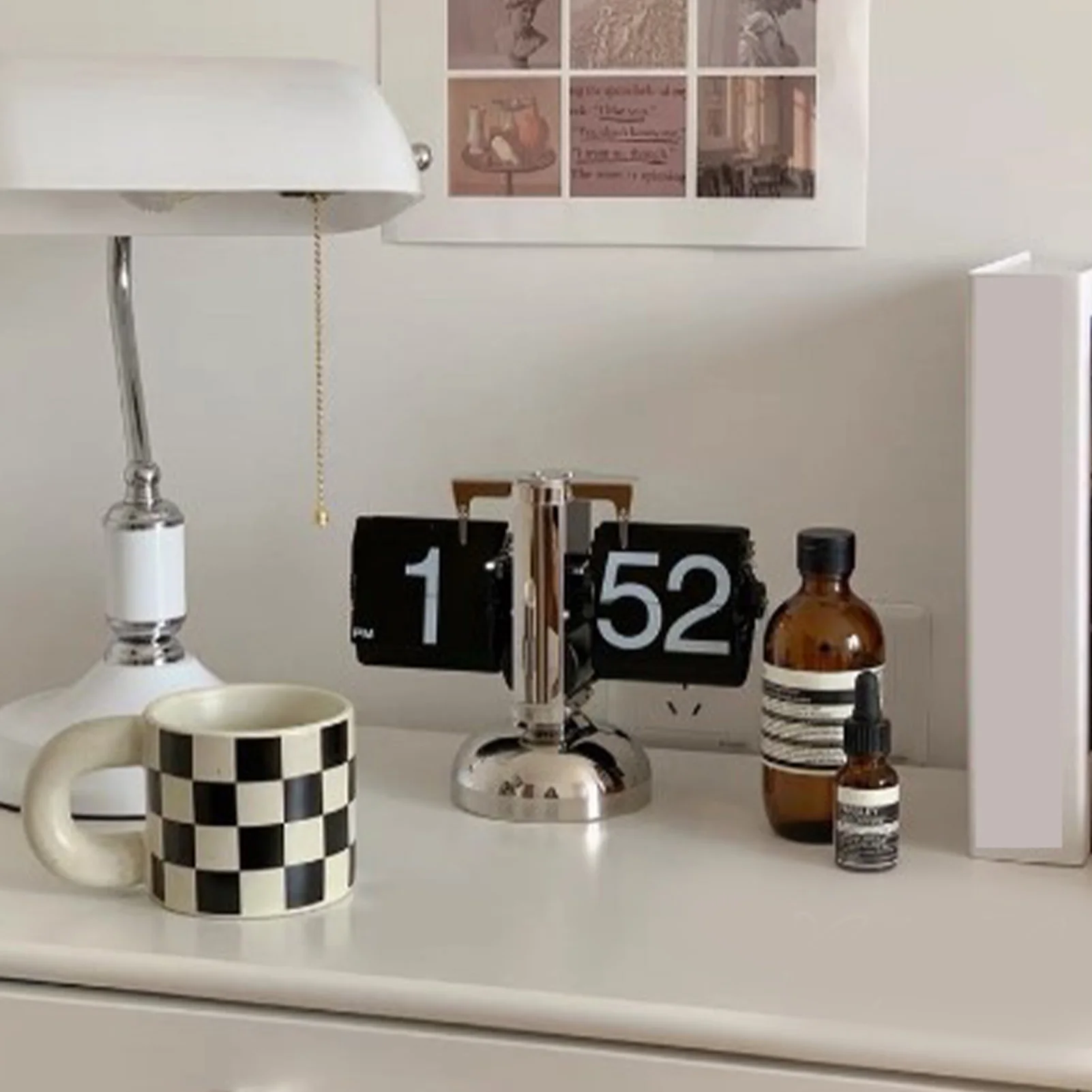Digital Clock lcd digital clock digital desk clock digital table clock Retro Minimalist Single Foot Mechanical Auto Desk For Home Livingroom
