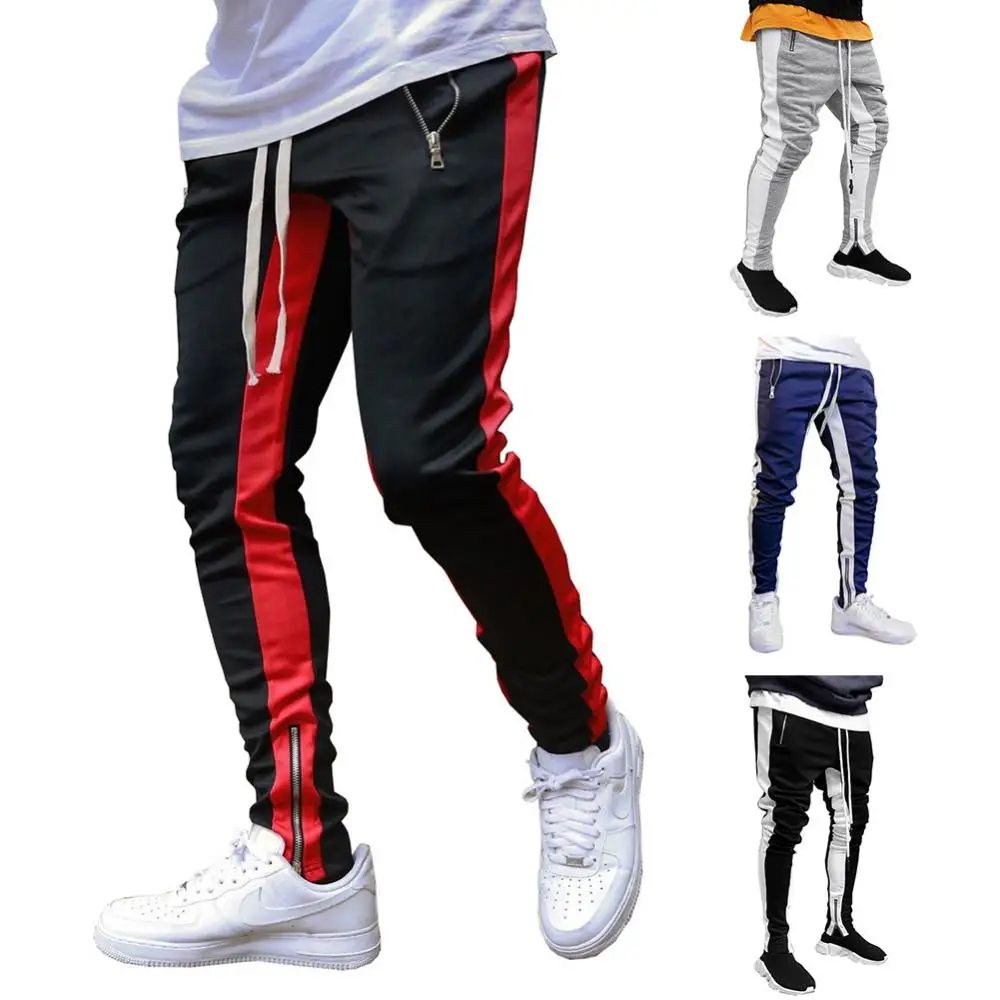 Description Picture 6 of itemNew Men's Casual Fashion Pants Streetwear Sportswear Skinny Male Trousers Gyms Tracksuits Bottoms Hip Hop Joggers Sweatpants