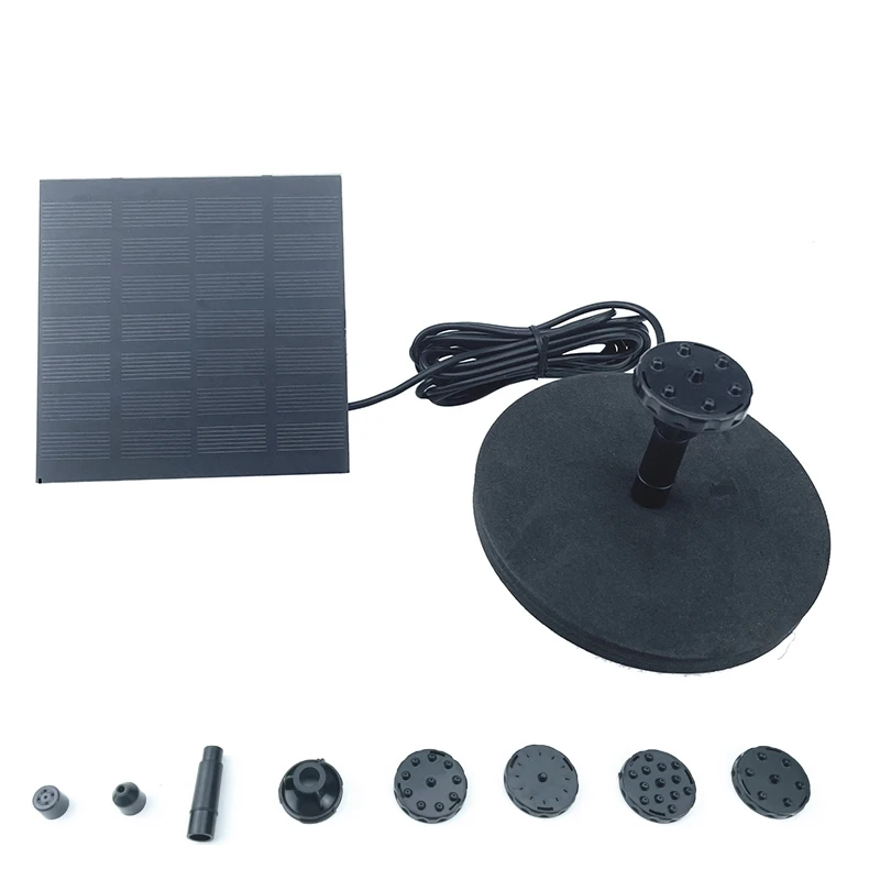 Pompa Dell'Acqua A Energia Solare-Fontana Da Giardino Piscina Irrigazione Pompa Per Laghetto Piscina Acquario Acquario Con Pannello Solare Separato