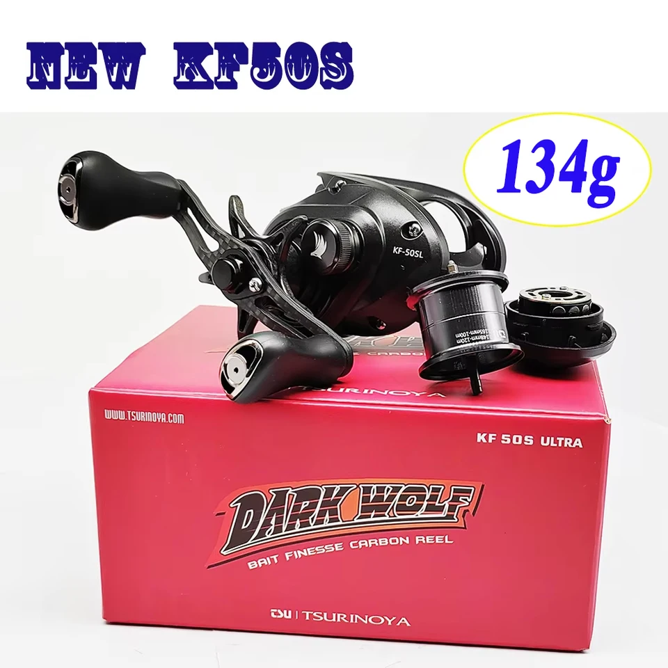 ダークウルフ ウルトラ KF-50S 新品　ベイトフィネス　レフトハンドル 新しい TSURINOYA ダークウルフ KF50S 135 グラム超軽量 6.1