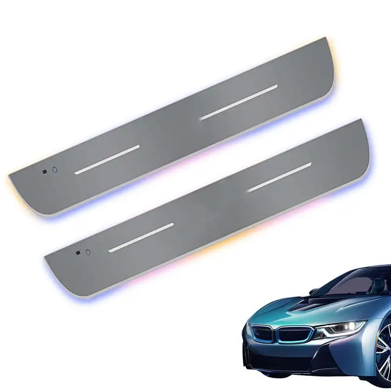 

Wiring-Free LED Door Sill Pro 4PCS Wiring-Free LED Car Door Lights Car Pedal Pathway Light Wiring-Free LED Car Door Light