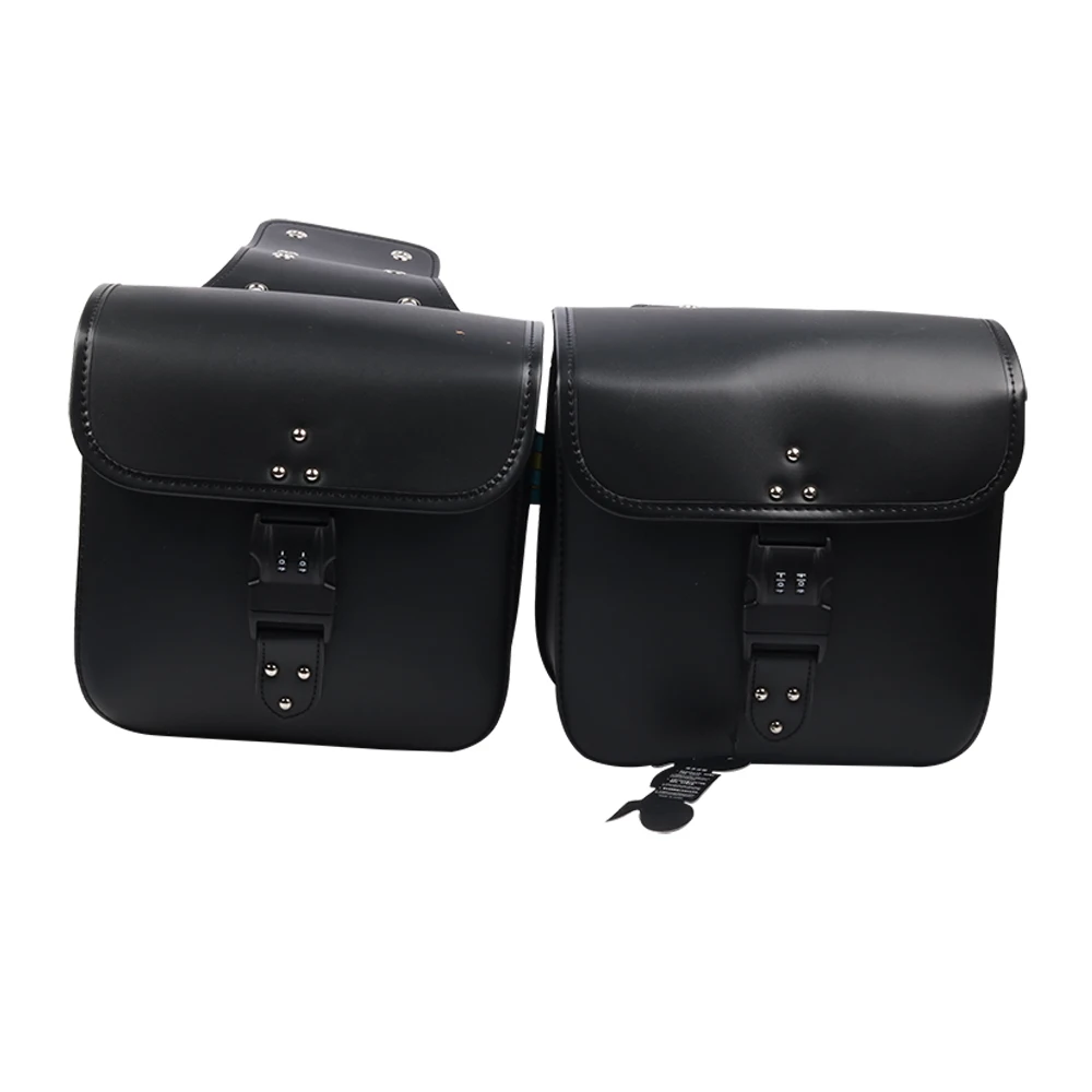 Motorcycle Retro Luggage Side Bag Tool Storage Bags Rear