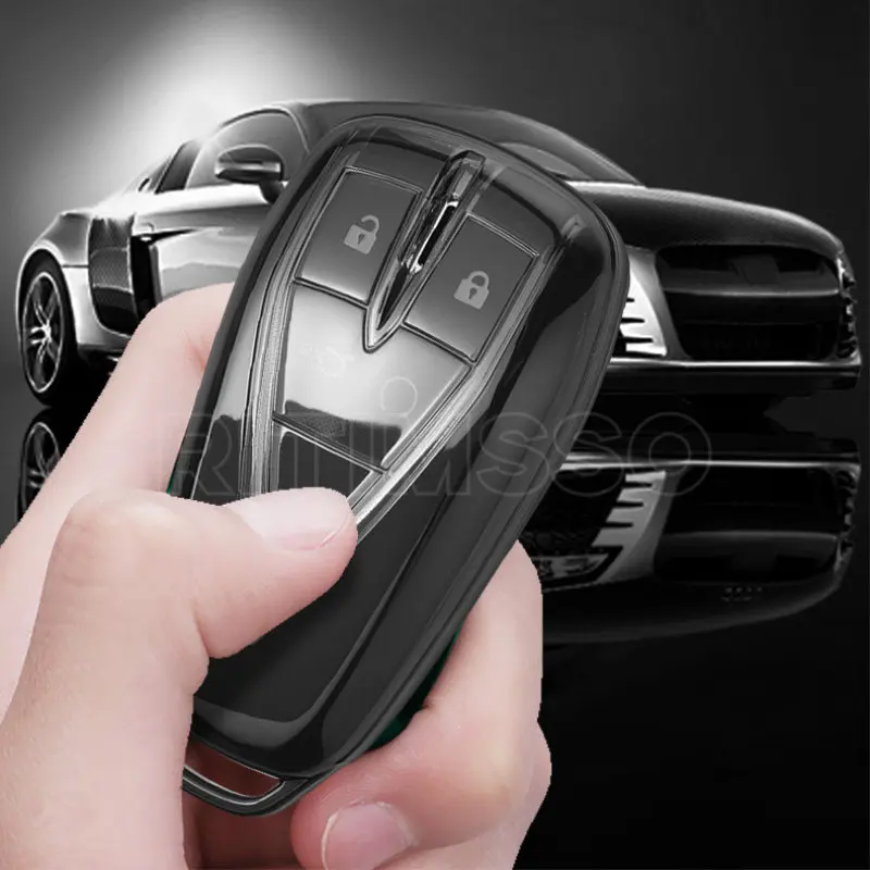 Transparent Tpu Car Key Case Cover Shell for Changan UNIT UNIK CS35PLUS CS55 PLUS CS75 PLUS Oshan X7 X5  Car Accessories