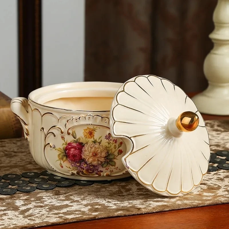 صحن نودلز منزلي اوروبي بمقبض ، صحن حساء سيراميك ،...