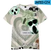 New Summer 3D Escape Door Doors Children's Pure Cotton Fashion Trend Comfortable Versatile Casual Cute T-shirt Gift 6