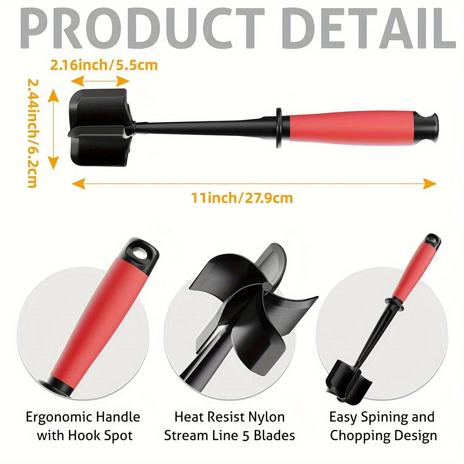 Meat Chopper & Masher Image 2