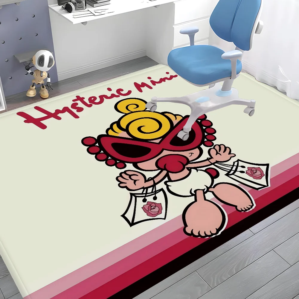 Japan Fashion H-Hysteric M-Mini Room Mats Cheaper Anti-slip Modern Living Room Balcony Printed Welcome Rug 6