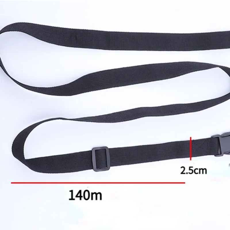 1.4M Buckle Tie-Down Belt Cargo Straps for Car Motorcycle Bike with PP Buckle Tow Rope for Luggage Bag