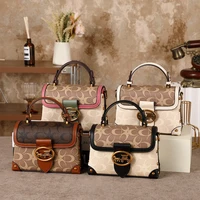 Nouveau sac à main minimaliste et tendance, sac pour femme bicolore, sac bandoulière haut de gamme, sac boîte portable 1