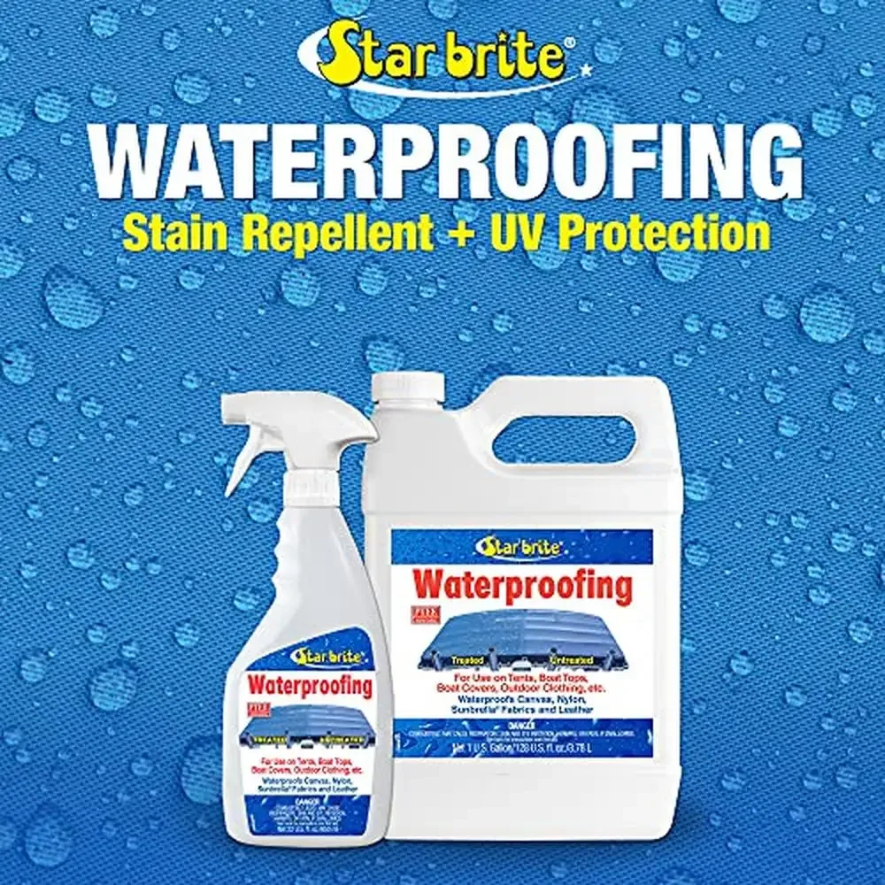 Waterproofing Spray Boat Car Cover Tent Jacket Backpack Boot UV Protect 64oz