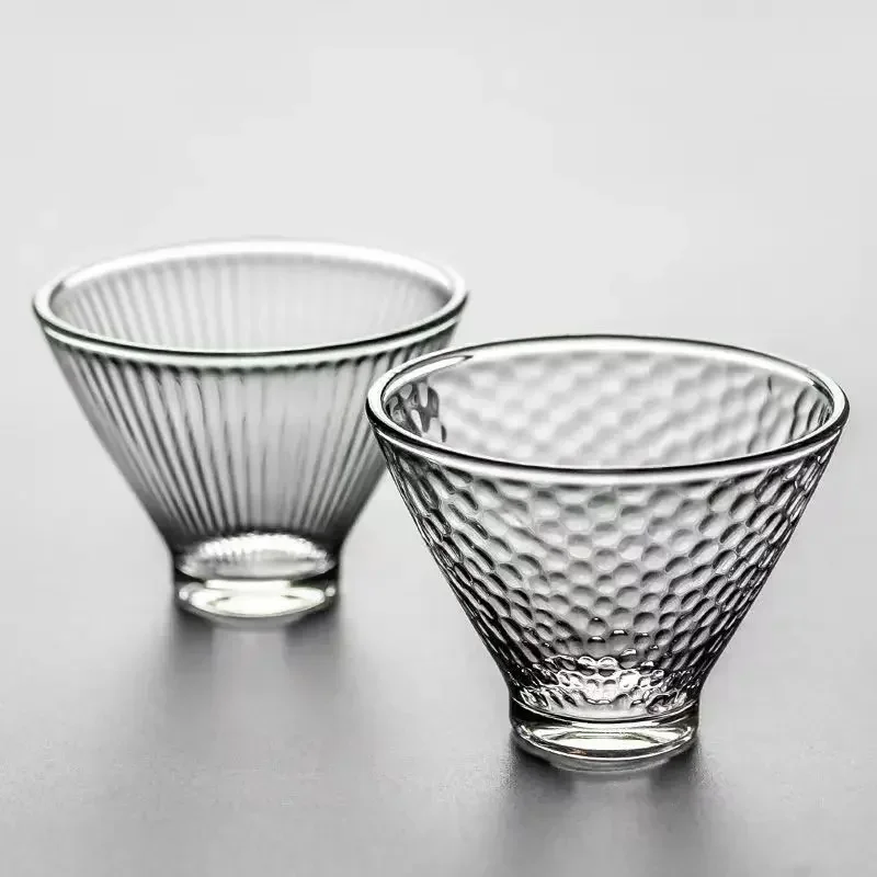 Creative Heat-resistant Glass Tea Cup Tea Set Kung Fu Teacup Set Porcelain Mug Glass Cute Cups Teacups Vintage Bowl Bone China tea cup tea set