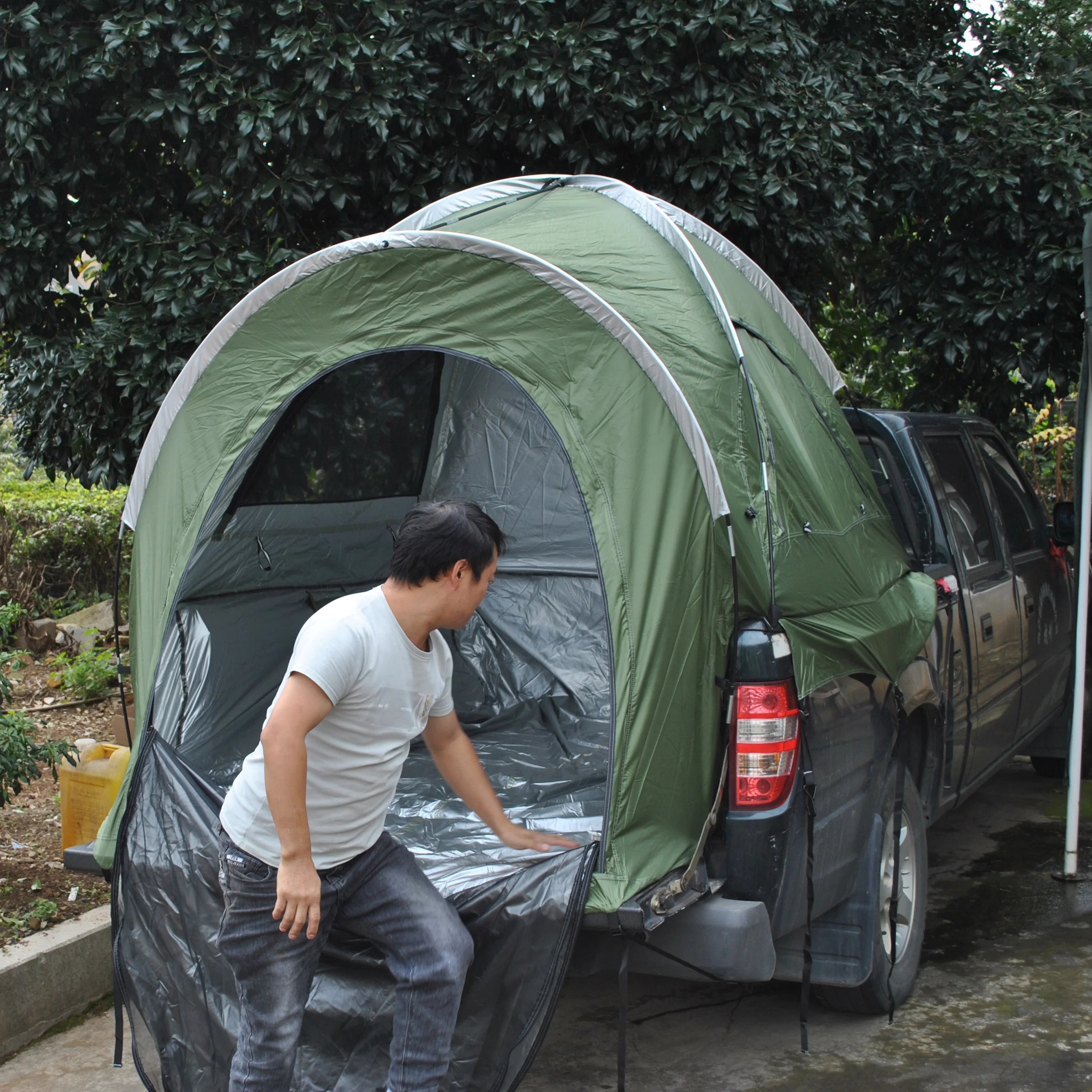 VEVOR Tenda Da Camion Impermeabile - Doppio Strato Per Pick-up, Campeggio E Avventura - Foto 11