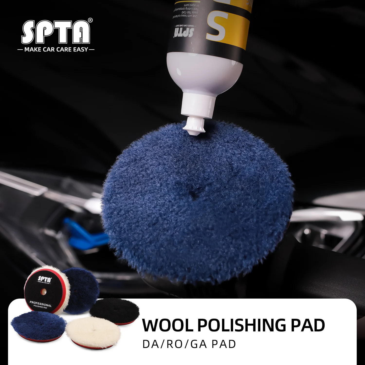 SPTA Car Paint Polishing Wax Polishing Compound for Car Scratch