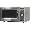 Commercial Stainless Steel Microwave Oven 1000W 120V Dial Timer 1.0 cu. ft. Capacity LED Indicators Easy to Clean Fast Heating 2