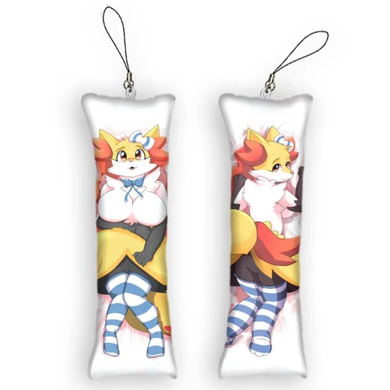 Mini Dakimakura Keychain Animal Cosplay Small Pillow Hanging Ornament