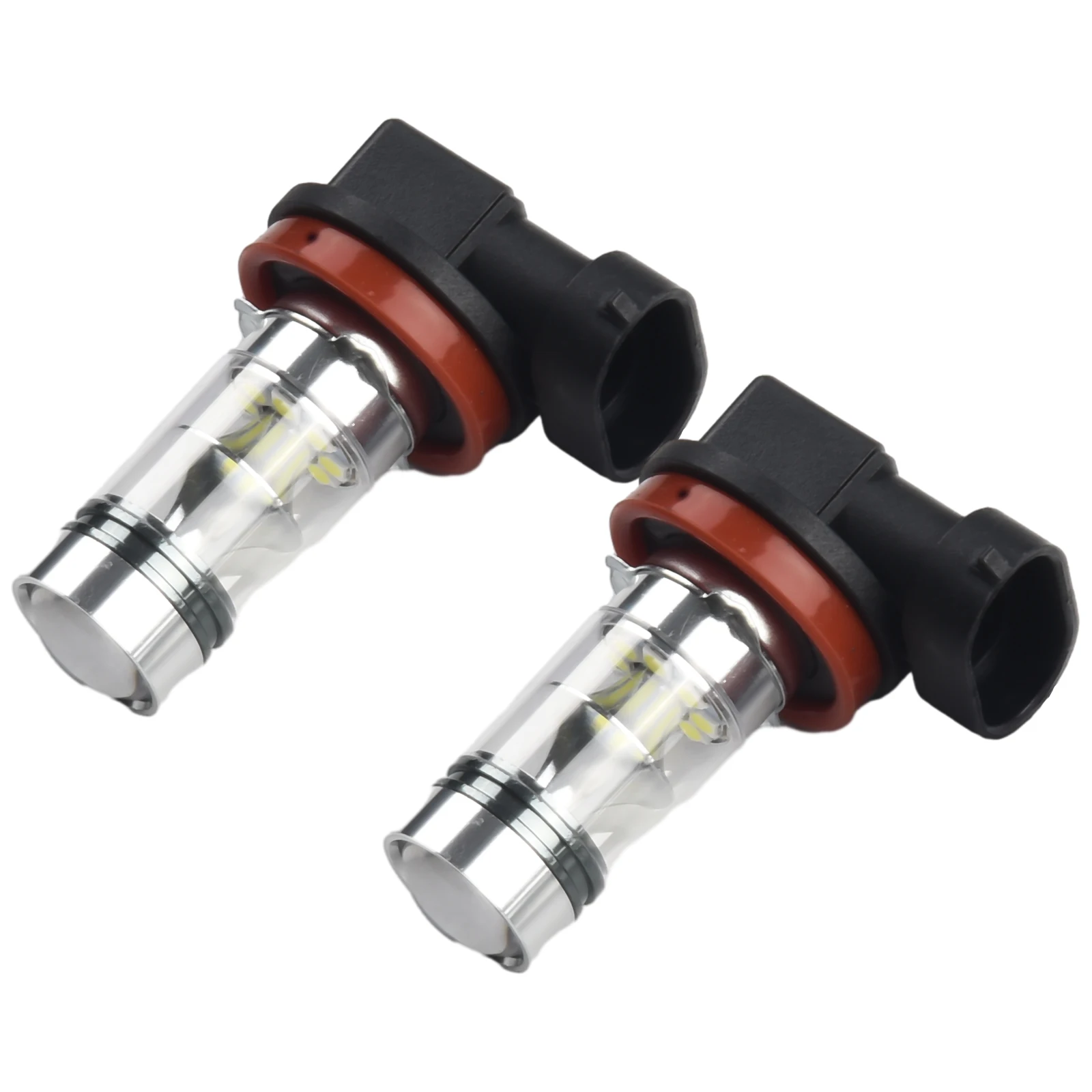 2323 운전 LED 안개등 램프 전구 세트, 흰색 자동차 전구, 매우 밝은 내구성, 12V-24V, 6000K -6500K, 600LM, 60W, H11, H8