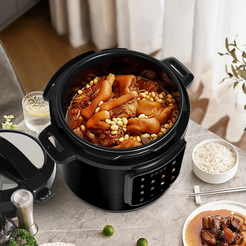 Double Happiness Smart Electric Pressure Cooker Multifunctional, High Pressure Capacity with Holographic Color Screen for Home