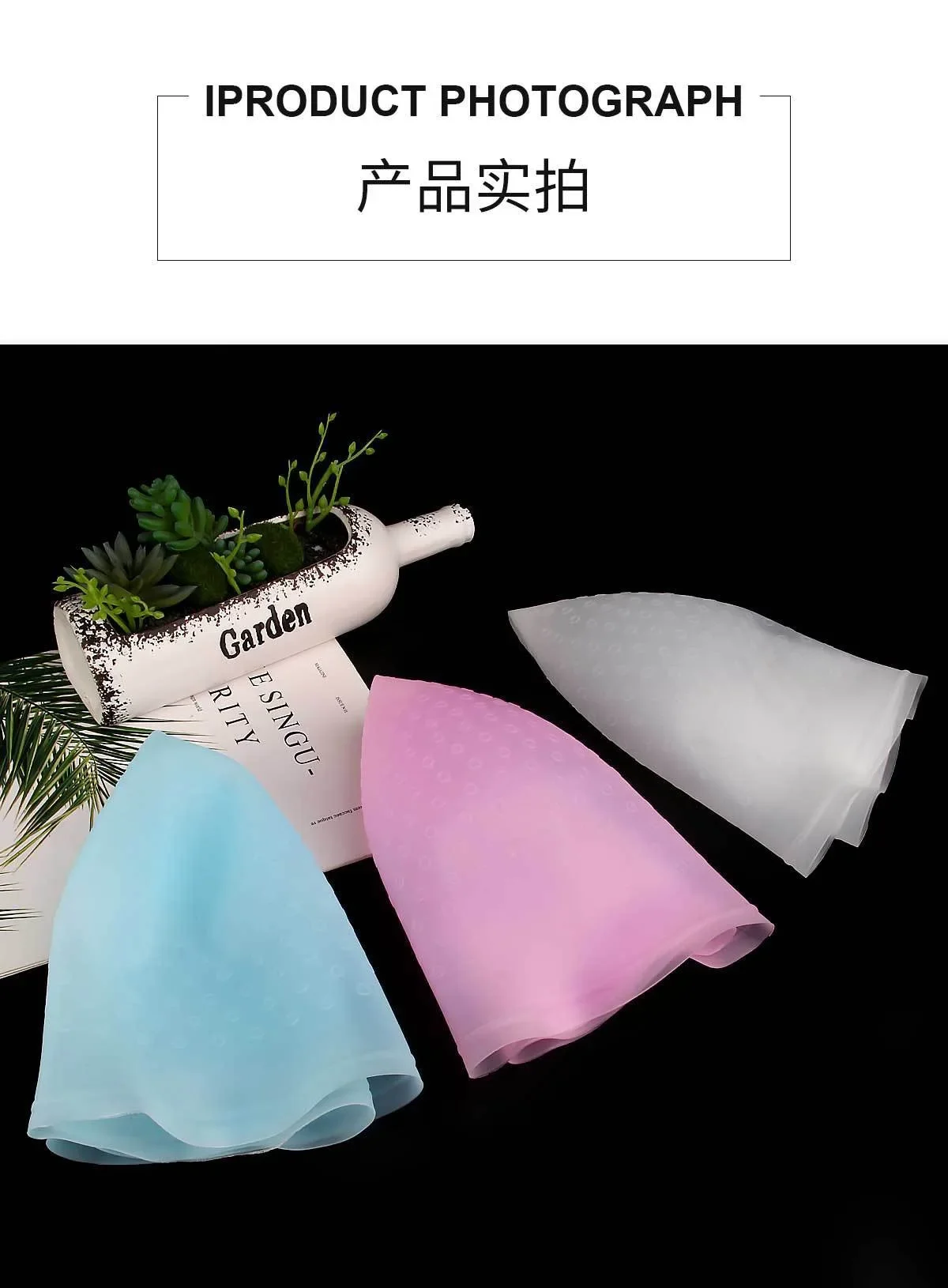Hair Dye Cap Silicone Needle Reusable