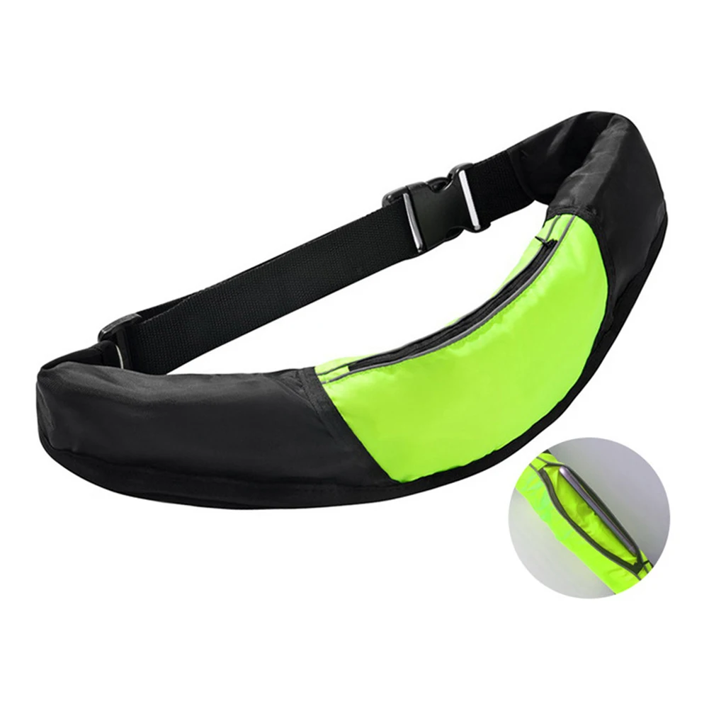 Inflatable Buoyancy Life Belt Portable Oxford Wear-resistant Adjustable Webbing Waterproof for Swimming Sea Fishing