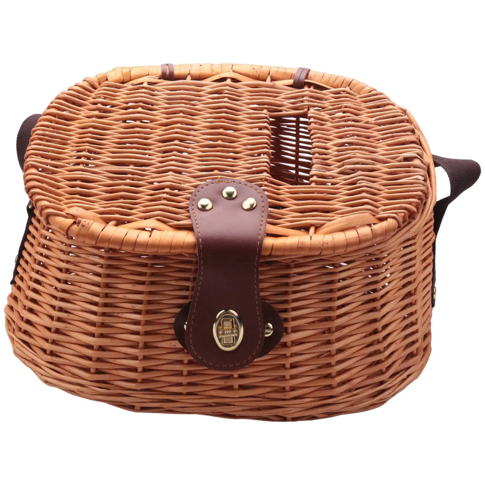 Wicker Basket Fishing Creel Trout Perch Cage Tackle Fisherman Box Outdoor  Classical Willow Trout Fishing Creel Basket - AliExpress